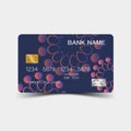 Colour credit card design. And inspiration from abstract.