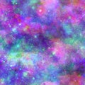 Colour Explosion Galaxy Cosmos Print Royalty Free Stock Photo