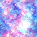 Colour Explosion Galaxy Cosmos Print Royalty Free Stock Photo