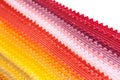 Colour fabric samples Royalty Free Stock Photo