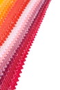 Colour fabric samples Royalty Free Stock Photo