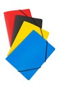Colour folders Royalty Free Stock Photo