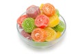 Colour fruit jellies Royalty Free Stock Photo