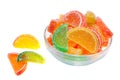 Colour fruit jellies