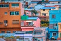 The colour house at busan city Royalty Free Stock Photo