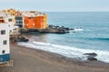 Colour houses of Punta Brava in Puerto de la Cruz, Tenerife