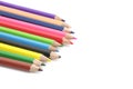 Colour pencil isolate in white background Royalty Free Stock Photo