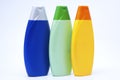 Colour plastic bottles sham