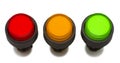 Colour push Button in line