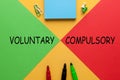 Voluntary Compulsory Concept