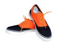 Colour sneakers Royalty Free Stock Photo