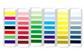 Colour swatch cmyk rgb