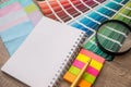 Colour swatches book Royalty Free Stock Photo