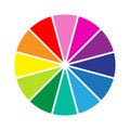 A Colour wheel