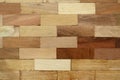 Colour Wooden floor for buildingmaterials , Multi color in your desk Royalty Free Stock Photo