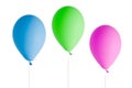Coloured balloons Royalty Free Stock Photo