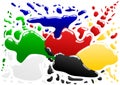 Coloured blots