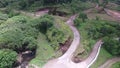 Coloured Earth in Vallee des Couleurs in Mauritius. National Park