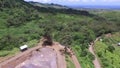 Coloured Earth in Vallee des Couleurs in Mauritius. National Park