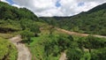 Coloured Earth in Vallee des Couleurs in Mauritius. National Park