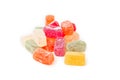 Coloured jelly sweets Royalty Free Stock Photo