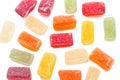 Coloured jelly sweets Royalty Free Stock Photo