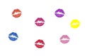Coloured kisses