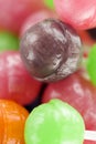 Lollipops with fruit bio Royalty Free Stock Photo