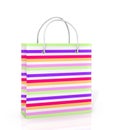 Coloured paper bag Royalty Free Stock Photo
