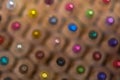 Coloured pencil background Royalty Free Stock Photo