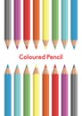 Coloured Pencil Vector