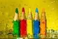 Coloured pencils 01 Royalty Free Stock Photo