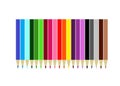 Coloured Pencils Vector Illustration