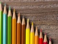 Coloured pencils Royalty Free Stock Photo
