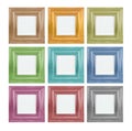 Coloured picture frame