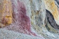 Coloured rocks at Alum Bay