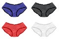 Coloured Satin Knickers