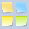 Coloured Sticky notes