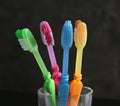 Coloured teeth brush