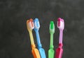Coloured teeth brush