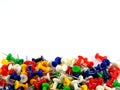 Coloured thumbtacks