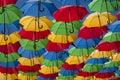 Coloured umbrellas Royalty Free Stock Photo