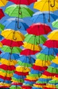 Coloured umbrellas