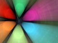 Colourful Abstract Fan