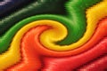 Colourful abstract twirl pattern for background