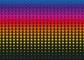 Halftone star dot pattern gradient in vector format