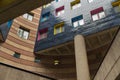 Colourful apartment block in the City of London Royalty Free Stock Photo