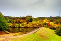 Colourful Australian autumn in Mount Lofty botanic garden