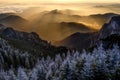 Colourful autumn in Ceahlau Mountains