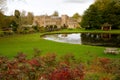 Colourful autumn flowers Forde Abbey Dorset England in autumn Royalty Free Stock Photo